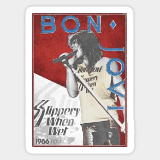 bon jovi 1986 tour Sticker